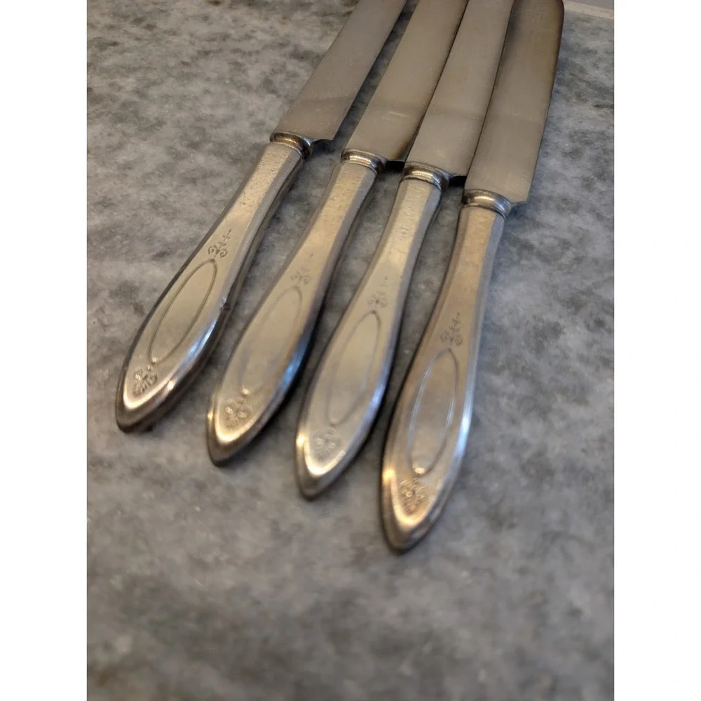 Lot Of‎ Four Vintage Community Plate Flatware Stainless Steel Knives